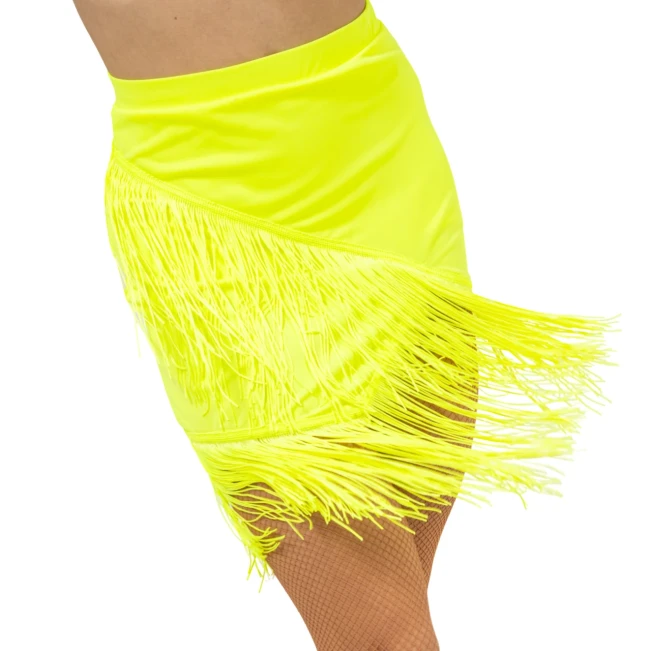 FSD Basic Lycra, Damen-Fransensrock für Latin FSD Basic Lycra, Damen-Fransensrock für Latin
