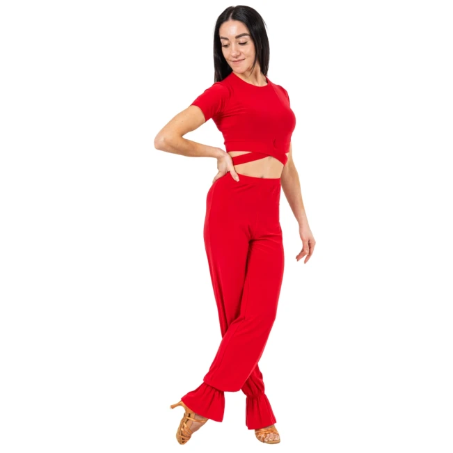 Dana, Trainingshose für Damen Dana, Damen-Trainingshose – Rot – red