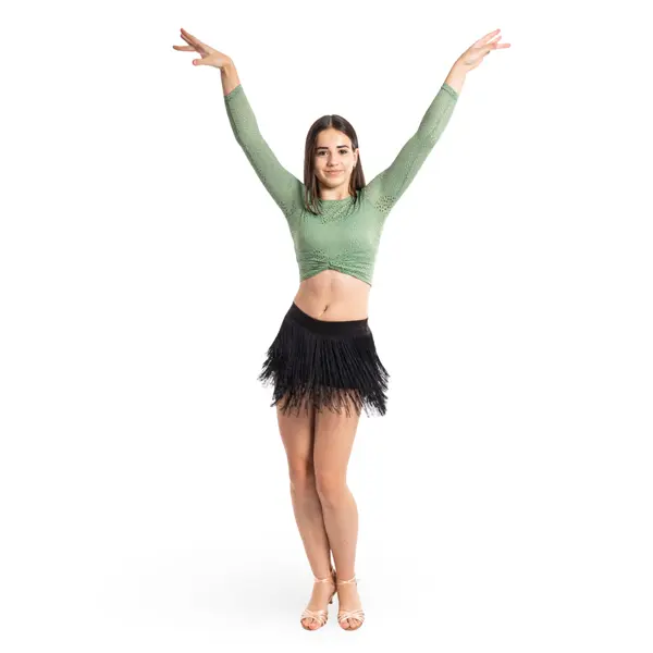 Natty, Damen-Shorts mit farbigen Fransen