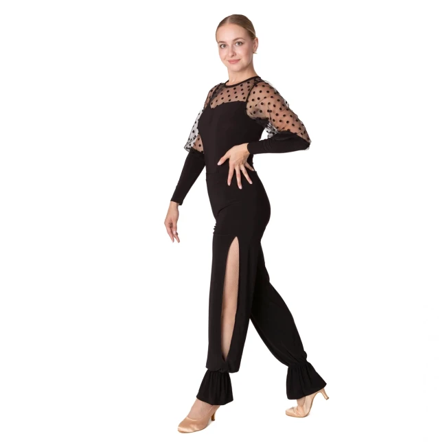 Jana, Damen-Trainingshose - Schwarz