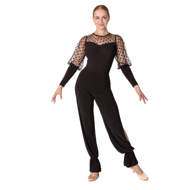 Jana, Damen-Trainingshose - Schwarz