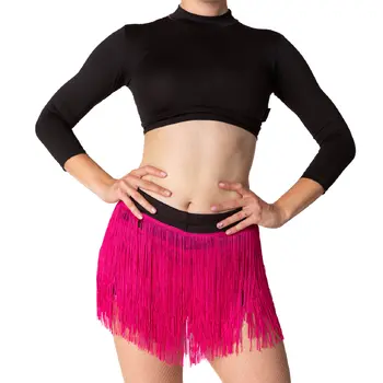 Natty, Damen-Shorts mit farbigen Fransen