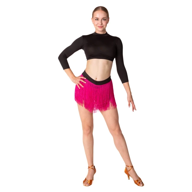 Natty, Damen-Shorts mit farbigen Fransen