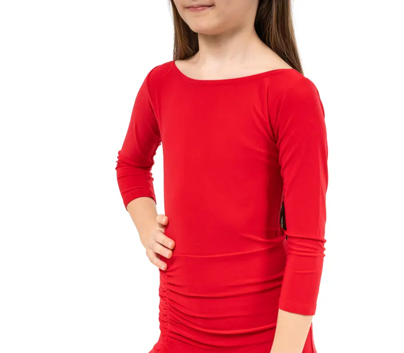 FSD Olívia, Latino-Kleid für Mädchen FSD Olívia, Mädchen-Latinokleid - Rot - red