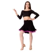 Kinderrock für Latino Basic – Schwarz/Karminrot