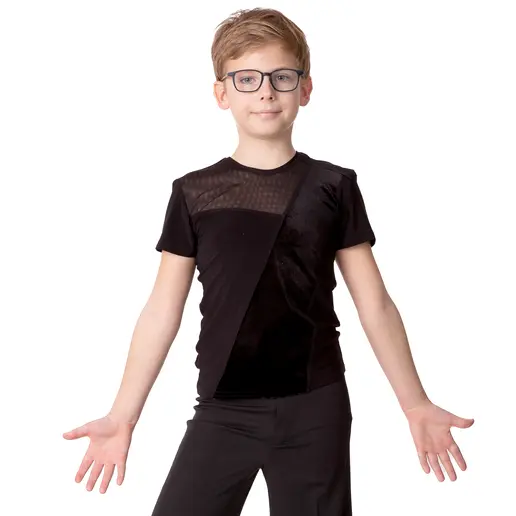 Jungen-T-Shirt für Gesellschaftstanz basic
