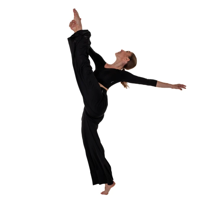 Bold, weite Damenhose - Schwarz Bold, weite Damenhose - Schwarz