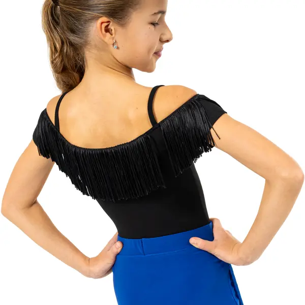 Cardi, Mädchen-Trikot mit Fransen