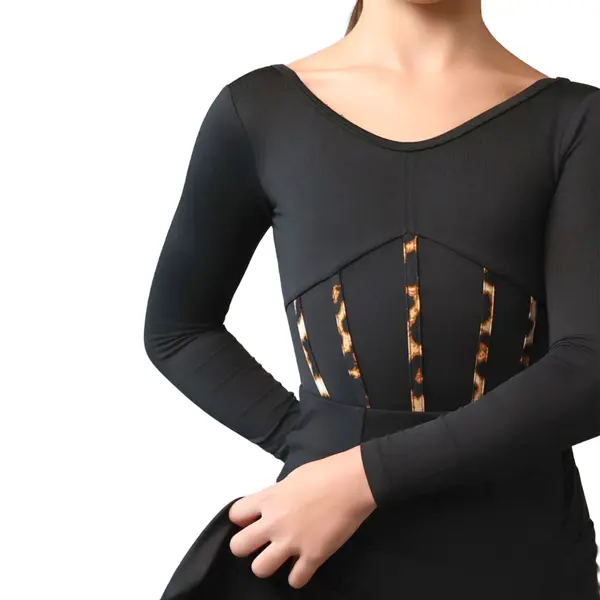 Grand Prix Daisy, Mädchen-Body mit langem Ärmel 