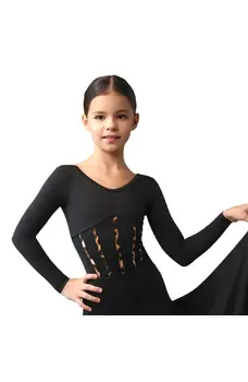 Grand Prix Daisy, Mädchen-Body mit langem Ärmel 