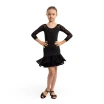 Grand Prix Danna flocked mesh, Body für Mädchen mit Netzärmeln Grand Prix Danna flocked mesh, Body für Mädchen mit Netzärmeln