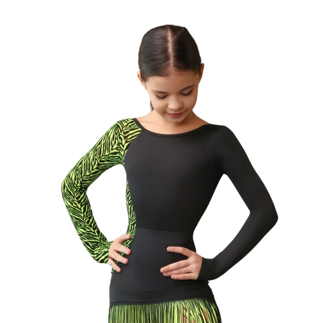 Grand Prix Dolly, Mädchen-Body mit langen Ärmeln 
