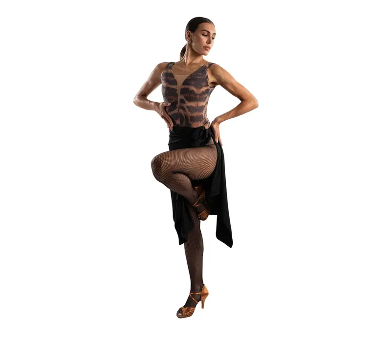 Grand Prix Gabrielle Bachatica, Damen-Body mit breiten Trägern Grand Prix Gabrielle Bachatica, Damen-Body mit breiten Trägern - Braun - Wild toffee GP