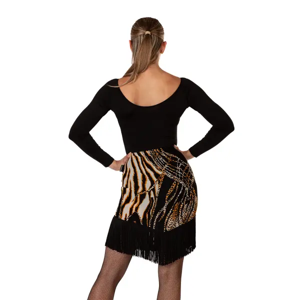 Kaia Mesh, Netzrock mit Fransen