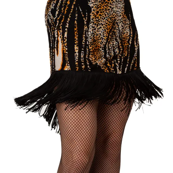 Kaia Mesh, Netzrock mit Fransen