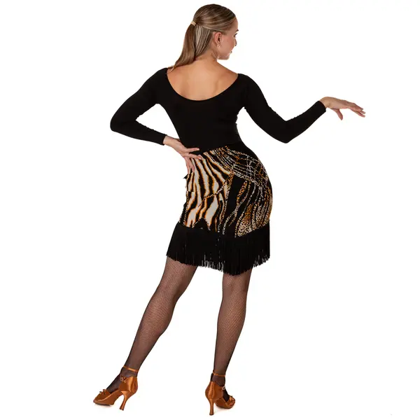 Kaia Mesh, Netzrock mit Fransen