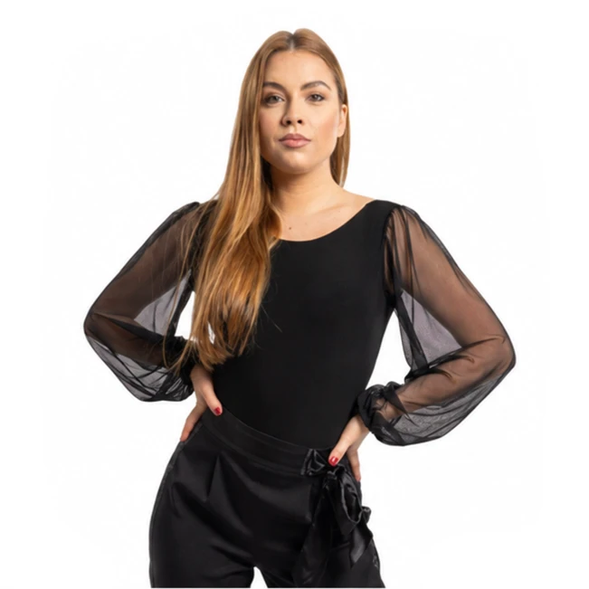 FSD Kamila Mesh, Damen-Body mit Netzärmeln FSD Kamila Mesh, Damen-Body mit Netzärmeln