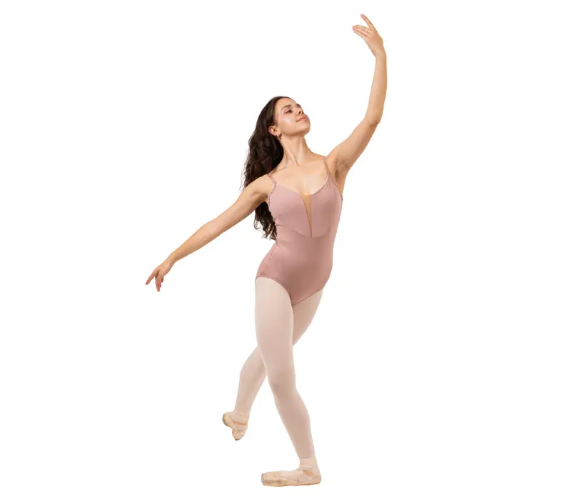 Le Secret Brielle, Damen-Trikot mit dünnen Trägern - Korallen-Mandel GP