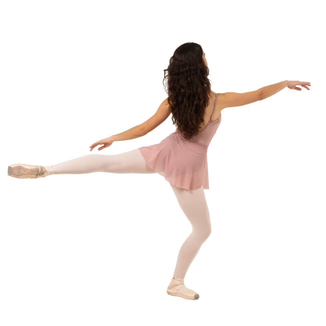 Le Secret Olsen mesh, Damen-Tanzrock - Korallen-Mandel GP