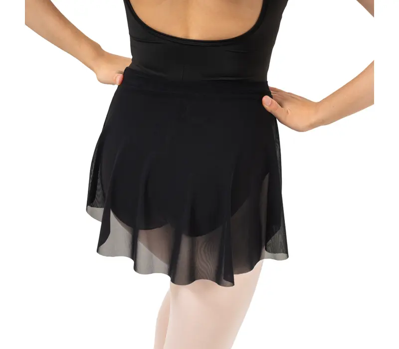 Le Secret Olsen mesh, Damen-Tanzrock - Schwarz
