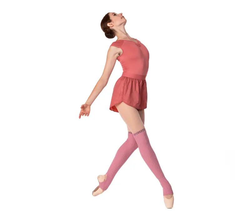 Lesson, kurze weite Trainingsshorts - Rosa - Dusty Rose