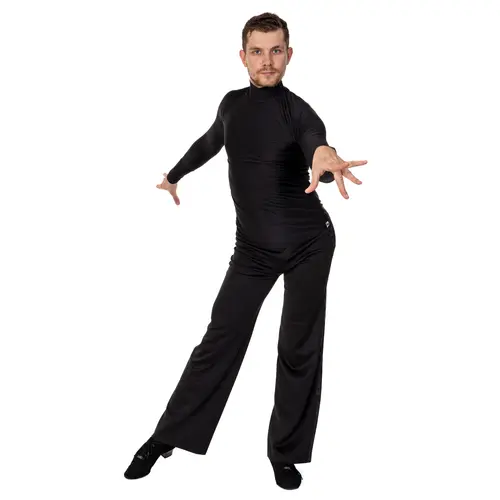 Grand Prix Marsel, elastischer Rollkragenpullover für Herren mit langen Ärmeln