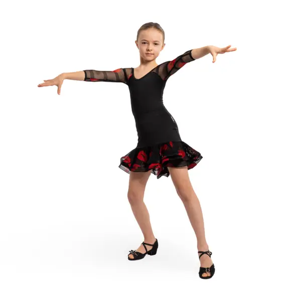 Grand Prix Ruby lips, Rock mit Küsschen für Mädchen