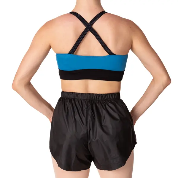 Sauna, kurze weite Trainingsshorts