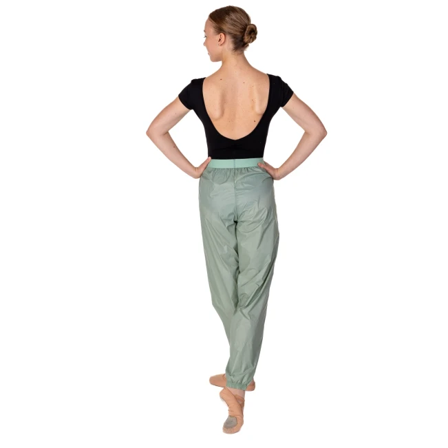 Grand Prix Sauna Lesson, Damen lange Aufwärm-Trainingshose Sauna Lesson, Damen lange Raschelhose zum Aufwärmen - Minze - Mint