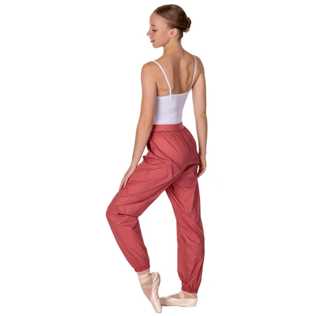 Grand Prix Sauna Lesson, Damen lange Aufwärm-Trainingshose Sauna Lesson, Damen lange Wärmeschwitz-Hose - Rosa - Dusty Rose
