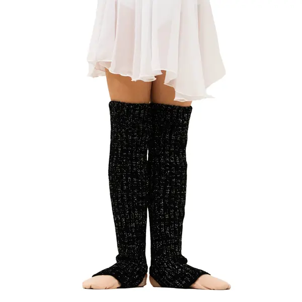 Intermezzo Prelux, gestrickte Stulpen mit Silberfaden Intermezzo Prelux, gestrickte Stulpen mit Silberfaden