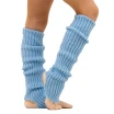 Intermezzo Prelux, gestrickte Stulpen mit Silberfaden - Blau - Sky Blue