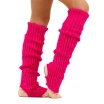Intermezzo Prelux, gestrickte Stulpen mit Silberfaden – Fuchsia