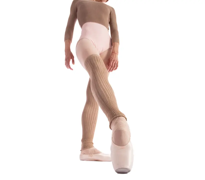 Delphina, gestrickte Stulpen mit einer Länge von 65 cm - Toast Intermezzo