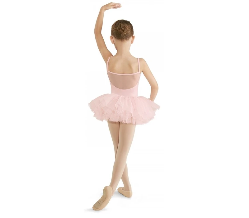 Mirella Cord Mesh, Trikot mit Tutu-Röckchen - Pink Bloch