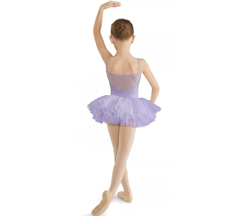 Mirella Cord mesh, Trikot mit Tutu-Röckchen Mirella Cord Mesh, Trikot mit Tutu-Röckchen – Flieder Lilac Bloch