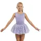Mirella Glow Tank, Kindertrikot mit breiten Trägern mit Tutu-Röckchen 