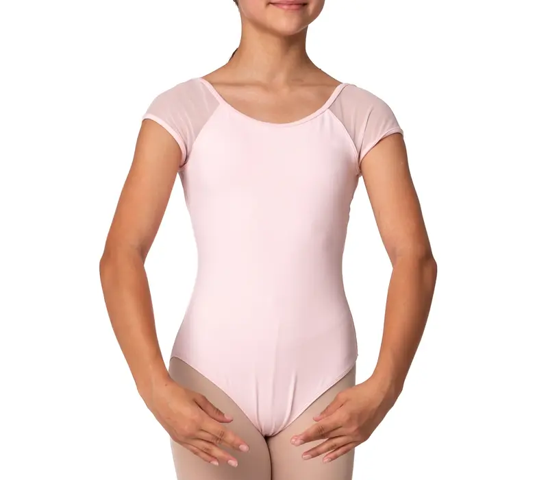 Mirella Soft-Mesh-Cap-Sleeve-Trikot, Kindertrikot Mirella Soft-Mesh-Trikot mit Kappenärmeln, Kindertrikot - Pink Bloch