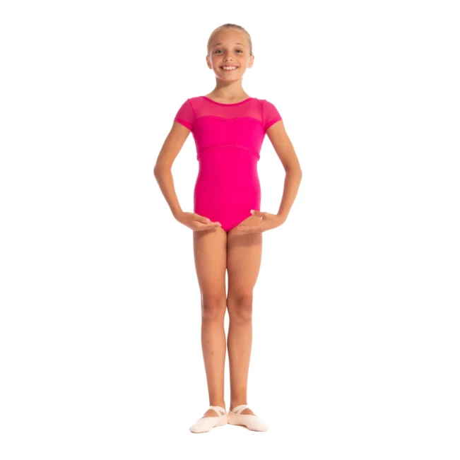Mirella Miami, Mädchen-Trikot mit kurzen Ärmeln Mirella Miami, Mädchen-Trikot mit kurzem Ärmel - Rosa - Hot Pink