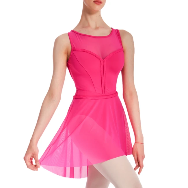 Mirella Miami, Damenrock mit elastischem Bund – Fuchsia