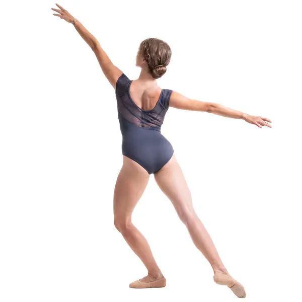 Seville strap back leotard, Damen-Trikot mit Ärmel