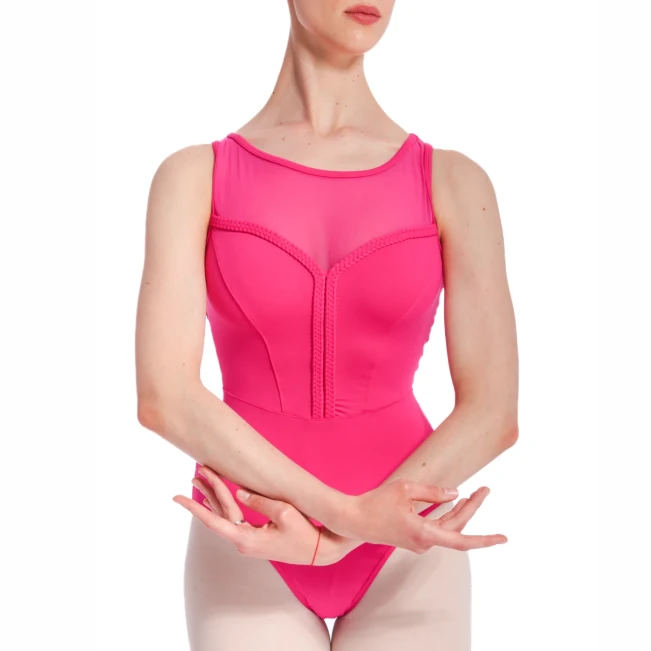 Mirella Miami Boatneck-Tank, Damen-Trikot mit breiten Trägern Mirella Miami Boatneck-Tanktop, Damen-Trikot mit breiten Trägern – Fuchsia