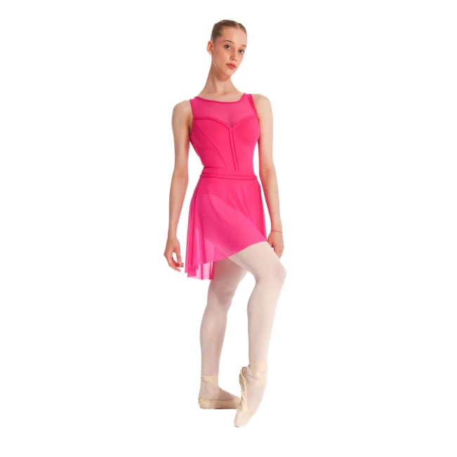 Mirella Miami Boatneck-Tank, Damen-Trikot mit breiten Trägern Mirella Miami Boatneck-Tanktop, Damen-Trikot mit breiten Trägern – Fuchsia