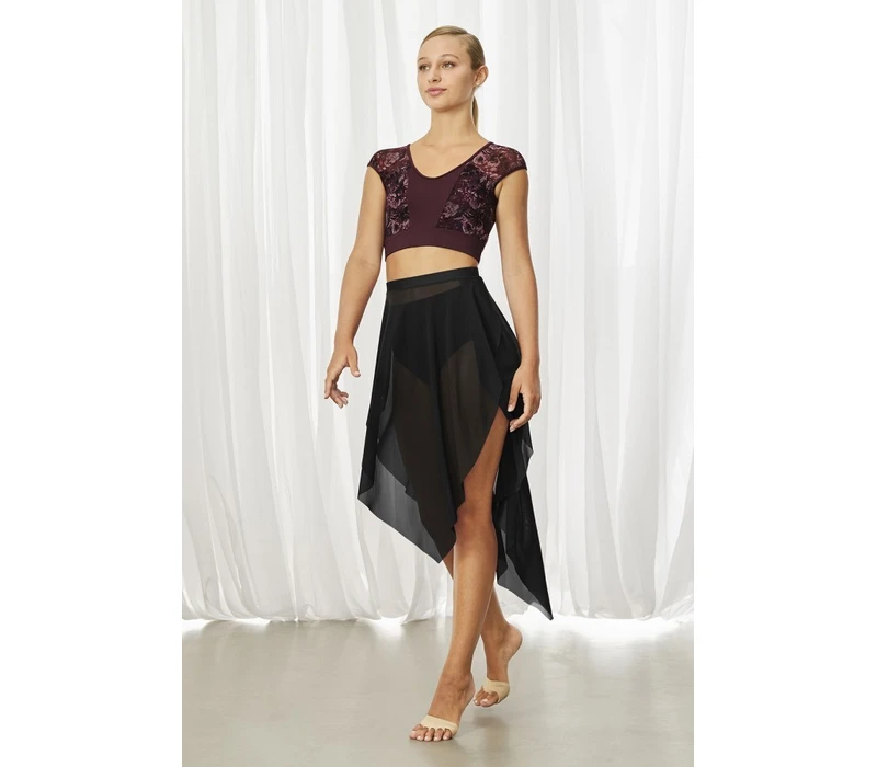 Mireya, Damenrock - Schwarz Bloch