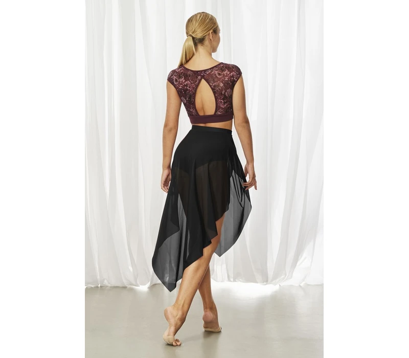 Mireya, Damenrock - Schwarz Bloch