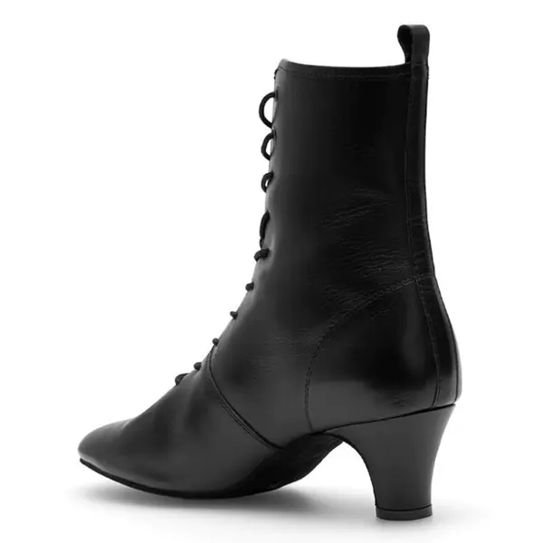 Rumpf Folklore Boots, Damen-Leder-Tanzstiefel Rumpf Folklore Boots, Damen-Leder-Tanzstiefel