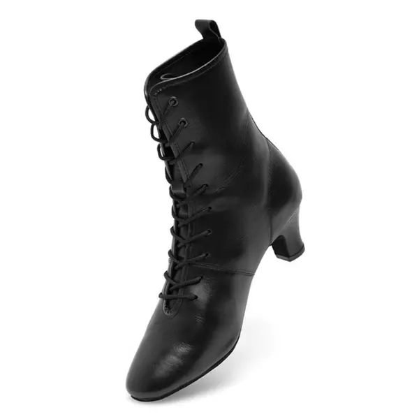 Rumpf Folklore Boots, Damen-Leder-Tanzstiefel Rumpf Folklore Boots, Damen-Leder-Tanzstiefel