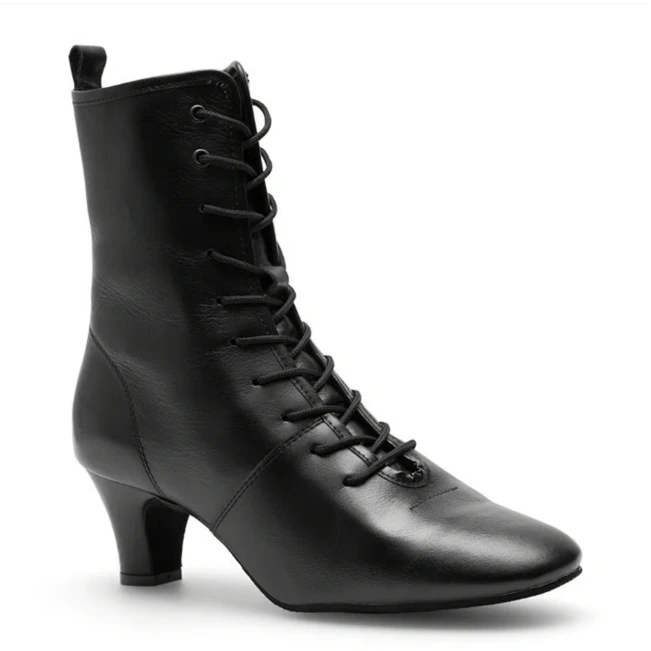 Rumpf Folklore Boots, Damen-Leder-Tanzstiefel Rumpf Folklore Boots, Damen-Leder-Tanzstiefel