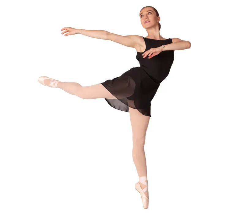 Rumpf, Damen-Wickelrock Rumpf, Wickel-Damenrock - Schwarz