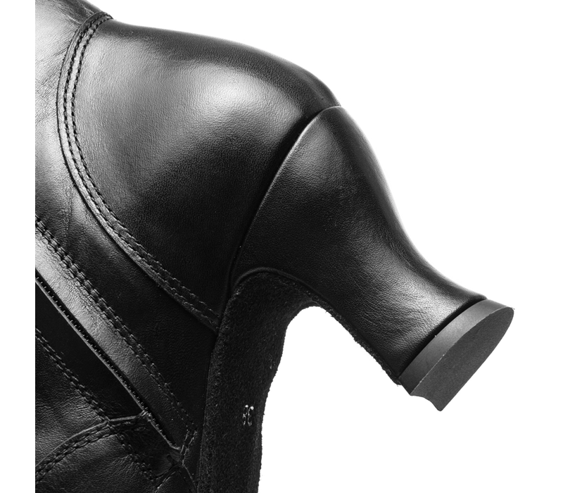 Rumpf Betty, Damen-Leder-Tanzstiefeletten - Schwarz Rumpf Betty, Damen-Leder-Tanzstiefeletten - Schwarz